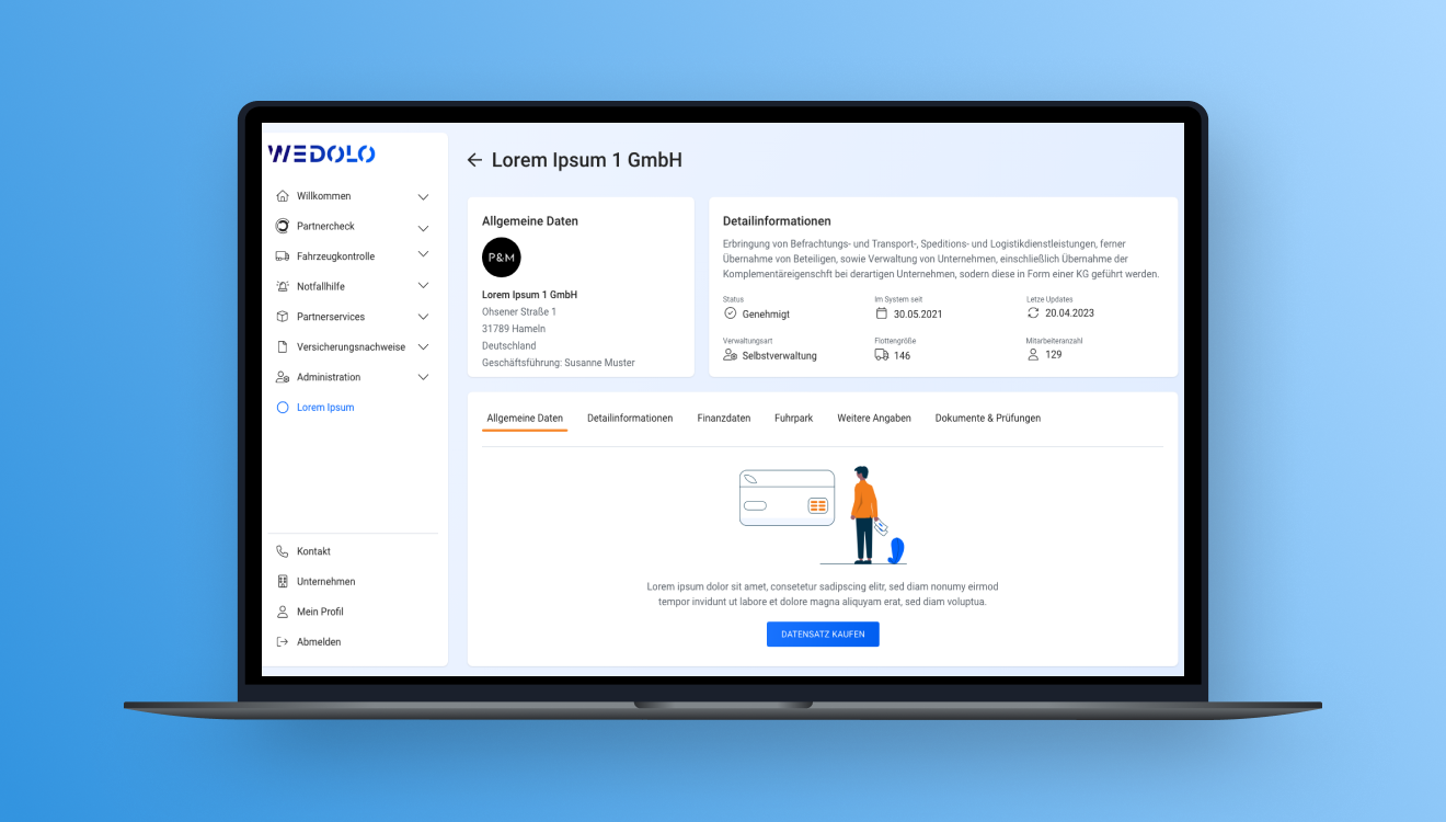 Wedolo-Service Portal-Case-1